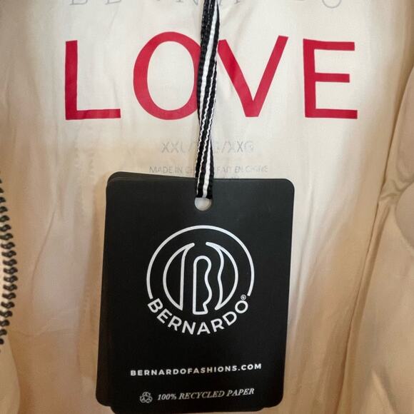 New ~ BERNARDO ~ ECO PLUME Combo Fabric Toggle Puffer Jacket XXL - Picture 6 of 13